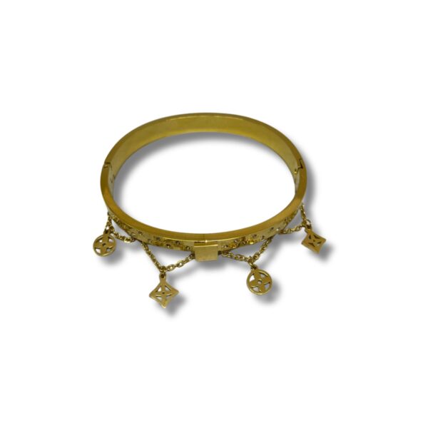 Pulseira Oval Dourada Aço Inoxidável - Imagem 4