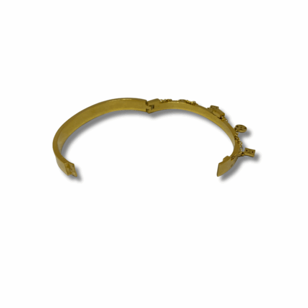 Pulseira Oval Dourada Aço Inoxidável - Imagem 2