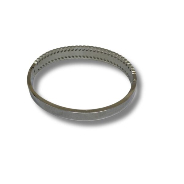 Pulseira Oval Pratiada Aço Inoxidável - Imagem 3